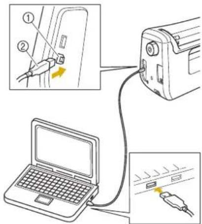 BABY LOCK Pathfinder - Connexion de la machine à l'ordinateur - 1