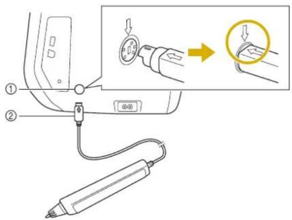 BABY LOCK Pathfinder - CONNECTION DU STYLET CAPTEUR - 1