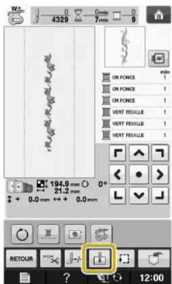 BABY LOCK Pathfinder - Fixez le cadre de broderie à la machine, puis appuyez sur - 1