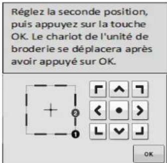 BABY LOCK Pathfinder - Pressez pourajuster les positions. - 2