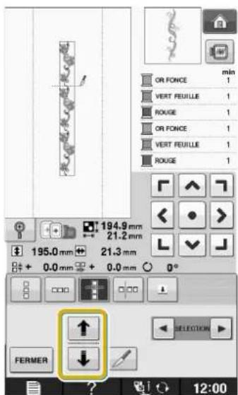 BABY LOCK Pathfinder - Utilisez et pour selectionner la ligne de coupure. - 1
