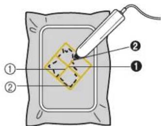BABY LOCK Pathfinder - Pressez pourajuster les positions. - 5