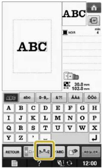 BABY LOCK Pathfinder - Appuyez sur pour modifier la disposition du motif. - 1