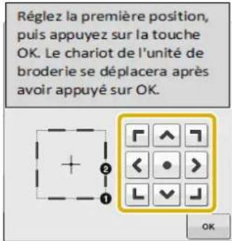 BABY LOCK Pathfinder - Pressez pourajuster les positions. - 1