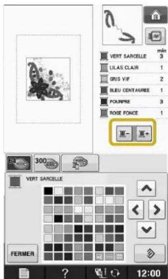 BABY LOCK Pathfinder - Sélection d'une Couleur dans le Tableau de Fils Personnels - 3