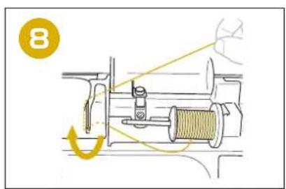 BABY LOCK Flare - Bobinage et réglage de la canette - 9