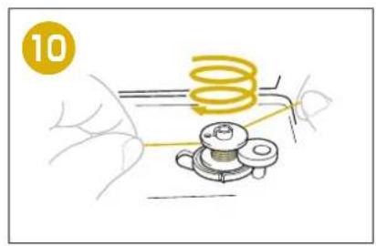 BABY LOCK Flare - Bobinage et réglage de la canette - 11