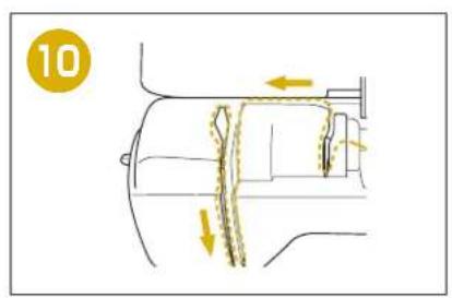 BABY LOCK Flare - Enfilage supérieur - 11