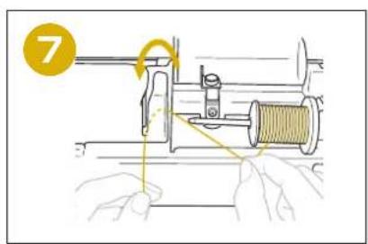 BABY LOCK Flare - Bobinage et réglage de la canette - 8