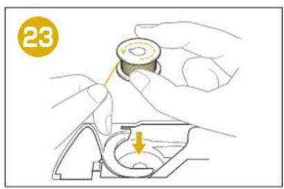 BABY LOCK Flare - Bobinage et réglage de la canette - 25
