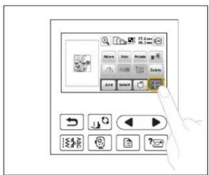 BABY LOCK Flare - Selecting Embroidery Patterns Seleccionar patrones de bordado Sélection des motifs de broderie - 5