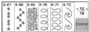 BABY LOCK Vesta - Selecting and Sewing Stitch Patterns Seleccionar y coser patrones Sélection et couture de motifs - 38