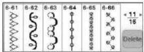 BABY LOCK Vesta - Selecting and Sewing Stitch Patterns Seleccionar y coser patrones Sélection et couture de motifs - 37