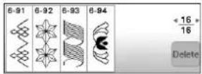 BABY LOCK Vesta - Selecting and Sewing Stitch Patterns Seleccionar y coser patrones Sélection et couture de motifs - 42