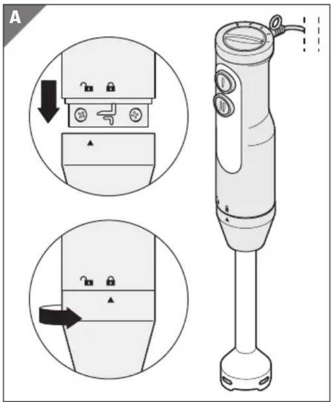 Ambiano GTSB03CH - Pürierstab montieren - 1