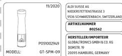 Crofton GTSPM09 - ELEKTRISCHE SALZ-/PEEEEEFMÜHLE - 1