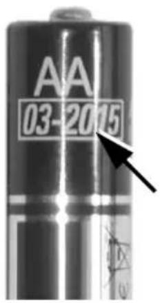GlobalTronics GTSPM03 - Hinweis zur Batterie-kennzeichnung - 1