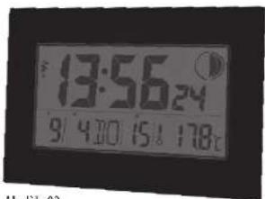Krontaler 199540 - Horloge murale numérique - 3