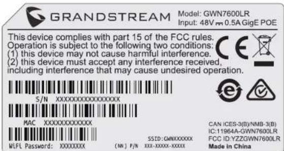 GRANDSTREAM GWN7600LR - Montaje Vertical - 5