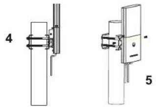 GRANDSTREAM GWN7600LR - Vertikale Installation - 2