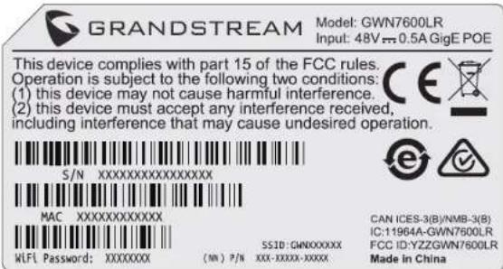 GRANDSTREAM GWN7600LR - Montaż w pionie - 5