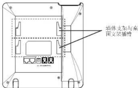墙体支架与桌面支架插槽