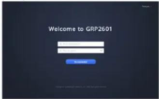 GRANDSTREAM GRP2601 - Configurer le grp2601/p/w en utilisant le navigateur web: - 1