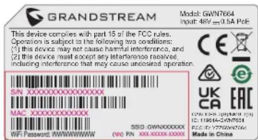 GRANDSTREAM GWN7664 - Montaż na ścianie - 8