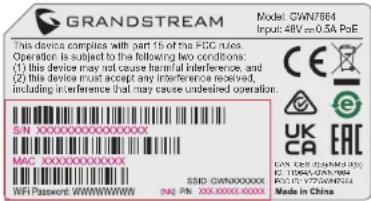 GRANDSTREAM GWN7664 - Montagem na Parede - 6