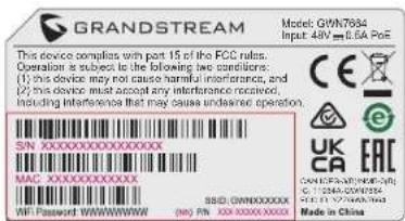 GRANDSTREAM GWN7664 - 壁挂式安装 - 9