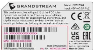 GRANDSTREAM GWN7664 - Montura de Pared - 8