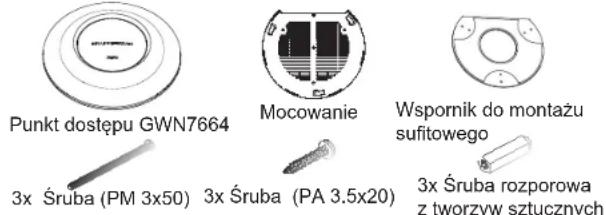 GRANDSTREAM GWN7664 - ŚRODKI OSTROŻNOŚCI - 1