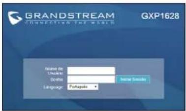 GRANDSTREAM GXP1628 - CONFIGURAÇÃO DO TELEFONE: - 1