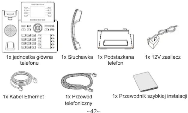 GRANDSTREAM GRP2634 - ZAWARTOŚĆ OPAKOWANIA: - 1