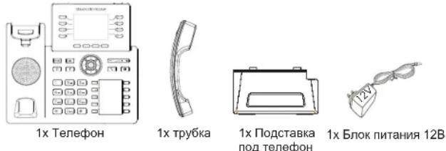 GRANDSTREAM GRP2634 - КОМПЛЕКТ ПОСТАВКИ: - 1