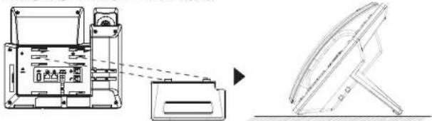 GRANDSTREAM GRP2615 - Instalacja telefonu (podstawka na telefon): - 1