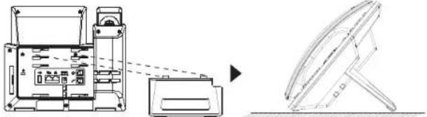 GRANDSTREAM GRP2615 - Installation des Telefons (Tischmontage): - 1