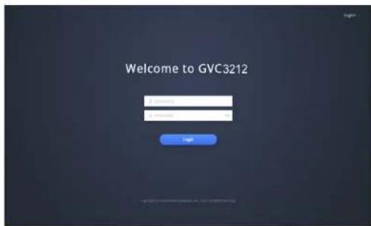 GRANDSTREAM GVC3212 - CONFIGURER LE GVC3212 VIA LE NAVIGATEUR WEB: - 1