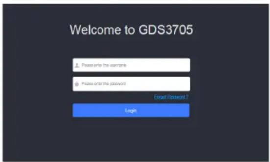 GRANDSTREAM GDS3705 - Hinweis: - 2