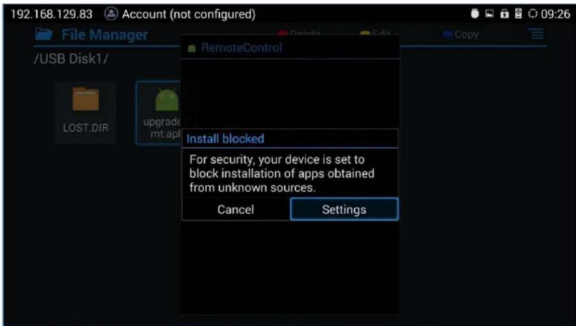 GRANDSTREAM GVC3200 - Install Remote Control App - 3