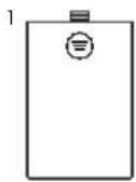 GRANDSTREAM WP820 - Combiné: - 1