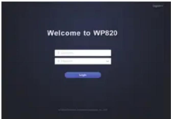 GRANDSTREAM WP820 - UZYSKIWANIE DOSTĘPU DO SIECIOWEGO INTERFEJSU UŻYTKOWNIKA URZĄDZENIA WP820 - 1