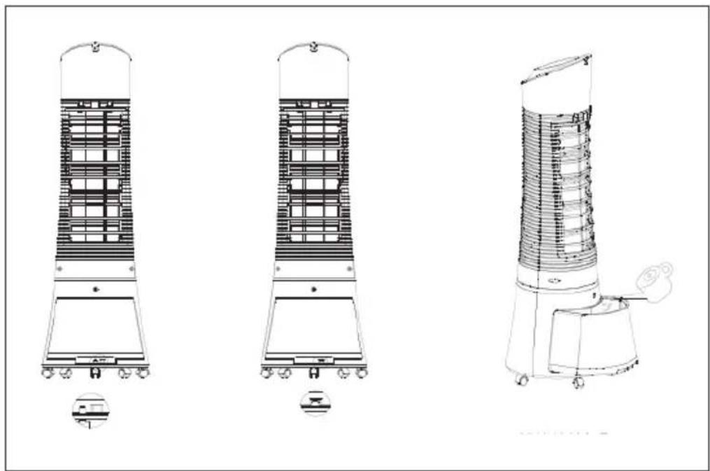 Klarstein Skyscraper Ice Smart - Llenado del depósito de agua - 1