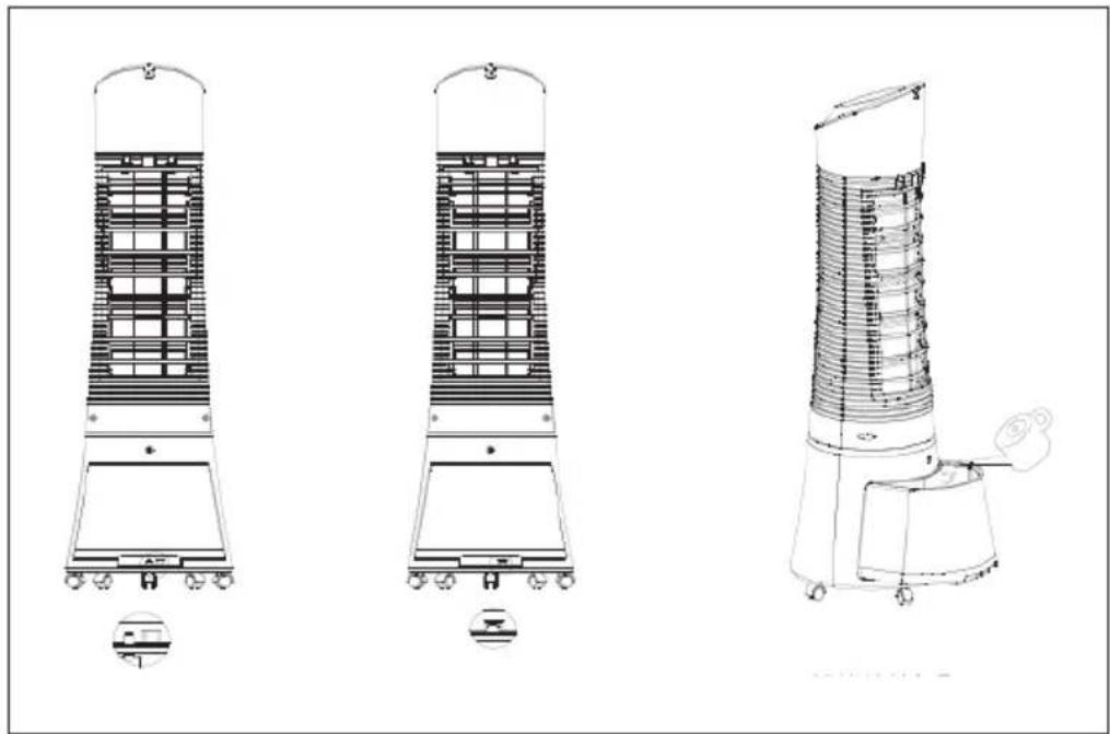 Klarstein Skyscraper Ice Smart - Remplissage du réservoir d'eau - 1