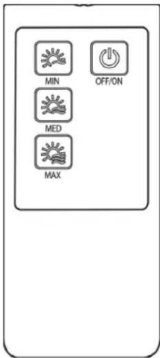 Blumfeldt Heatbell Ceiling Smart - Utilisation de la télécommande - 1