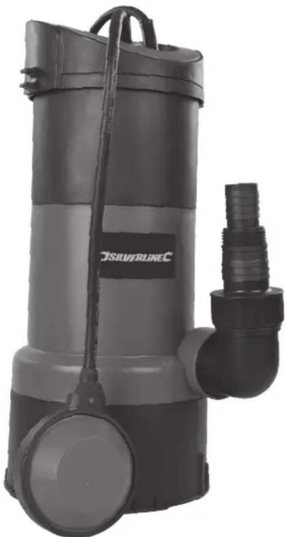 SILVERLINE 917615 - 750W Clean &amp; Dirty Water Pump - 2