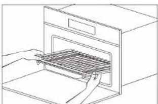 HAIER HWO45NB2B0B1 - ASSEMBLING AND DISASSEMBLING THE FLAT GRILL - 4