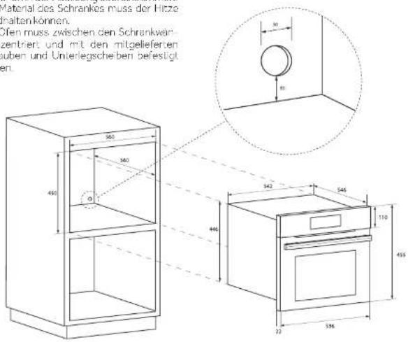 HAIER HWO45NB2B0B1 - EINBAU DES OFENS IN DIE KÜCHENZEILE - 1