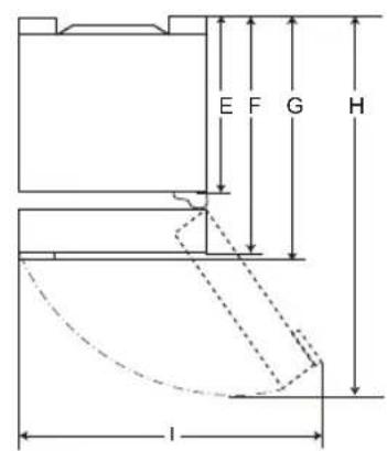 LG GBP61SWPFN - Abmessungen und Abstände - 3
