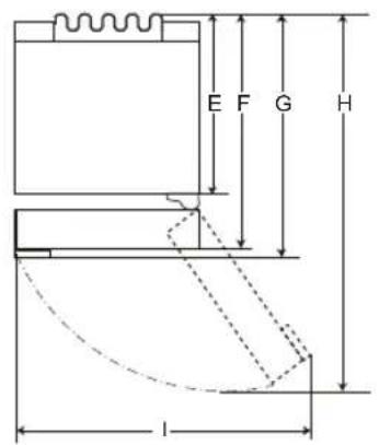 LG GBP61SWPFN - Matmenys ir tarpai - 2